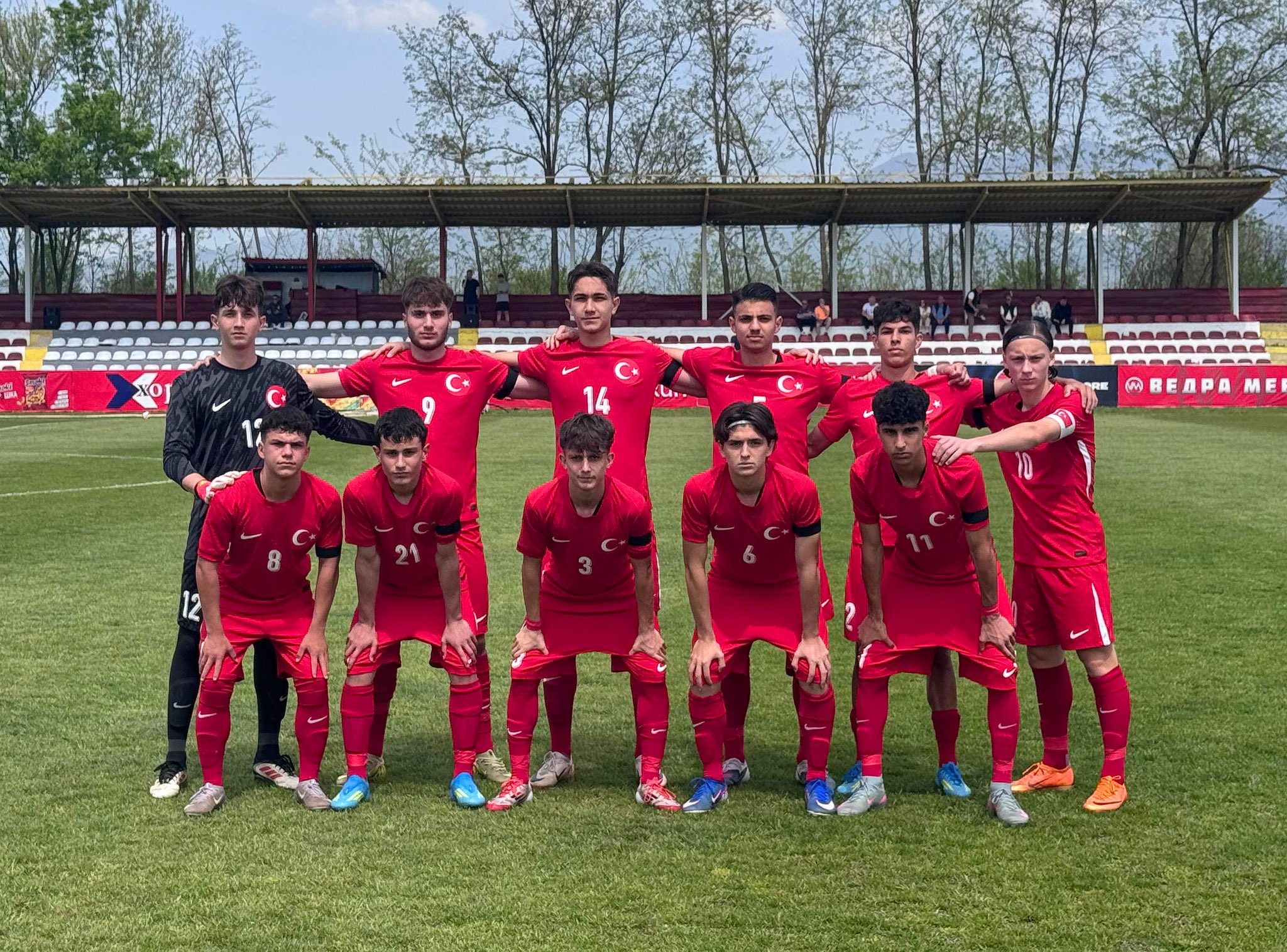 U16 Milli Takım, Kuzey İrlanda'ya 3-2 yenildi